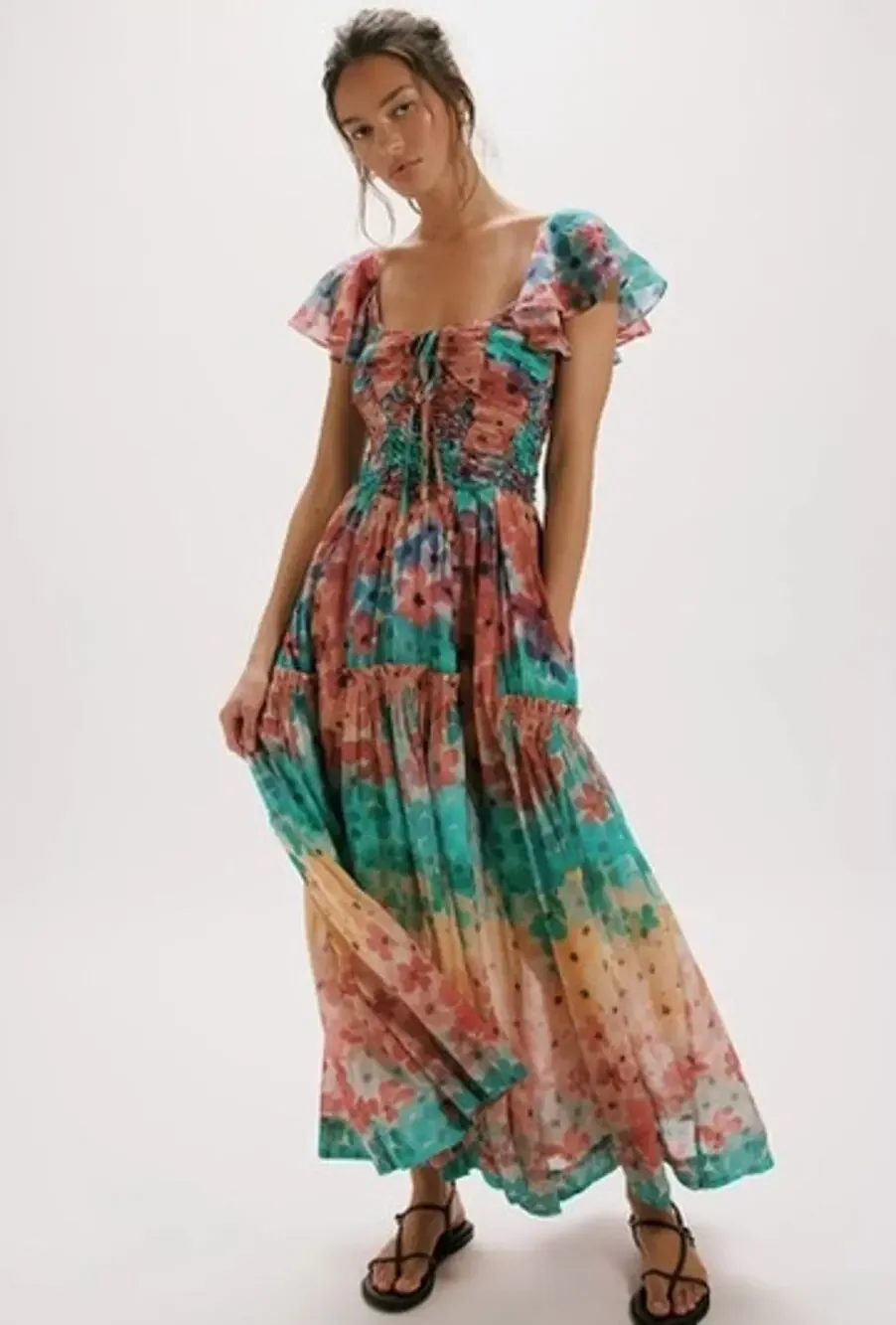 Free People Sunshine Maxi Dress, NWT, Size S